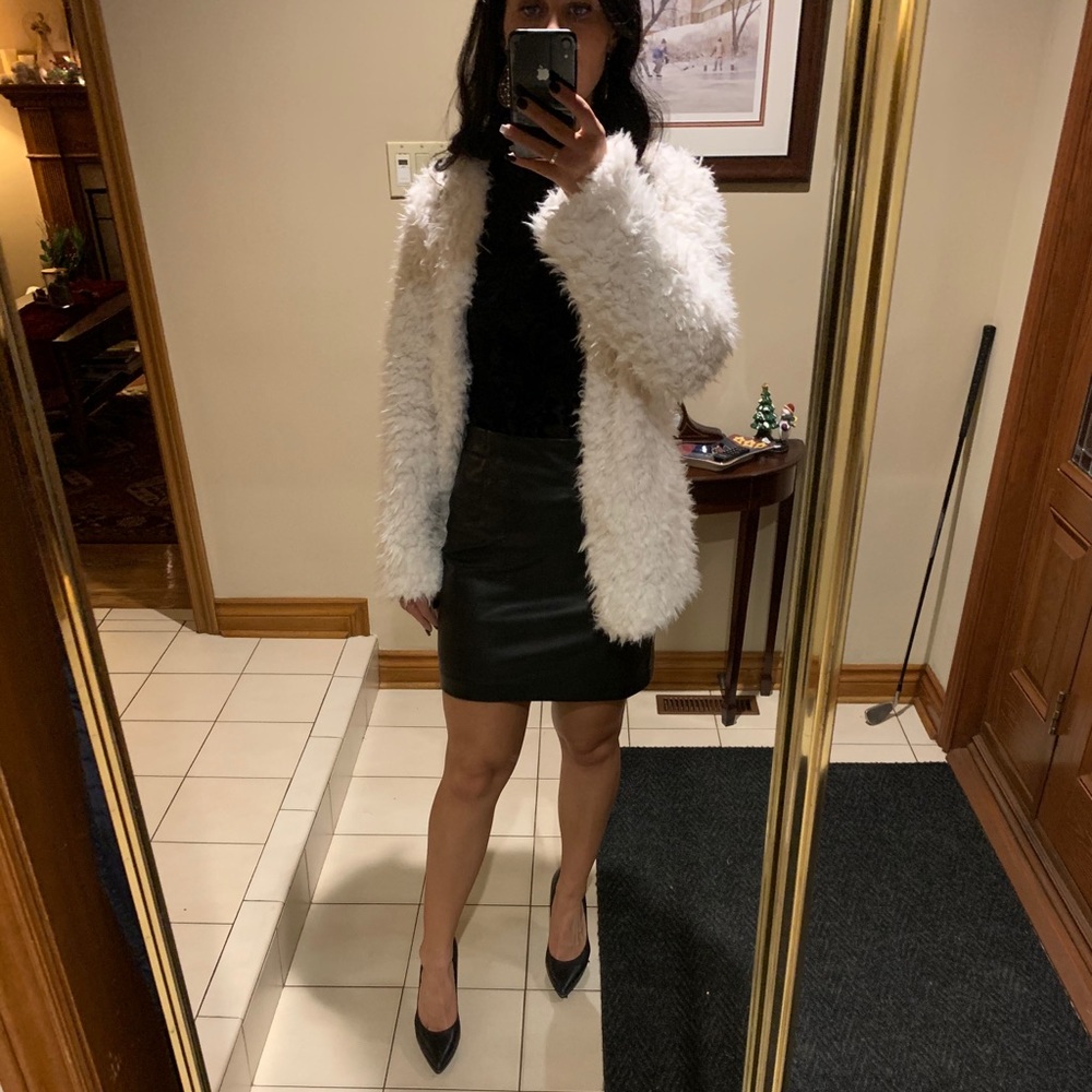 White Fluffy Jacket - image 2